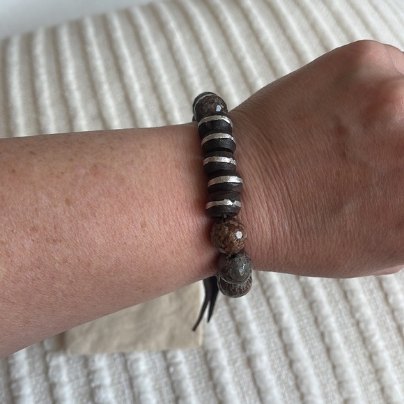 FROM WITHIN Beaded Charm & Tassel Bracelet - Picture 5 of 6